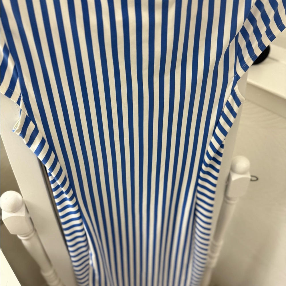 J. McLaughlin Blue and White Striped Dress - Picture 8 of 9